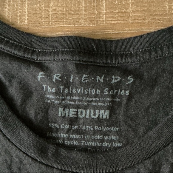 FRIENDS Black Graphic Tee with 2 pair of Friends socks - Picture 7 of 7